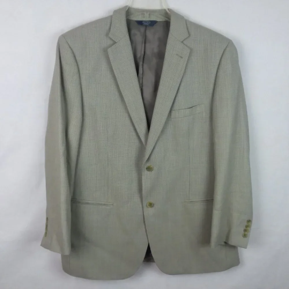 Pronto Uomo Platinum Men's Blazer 46 Long Wool